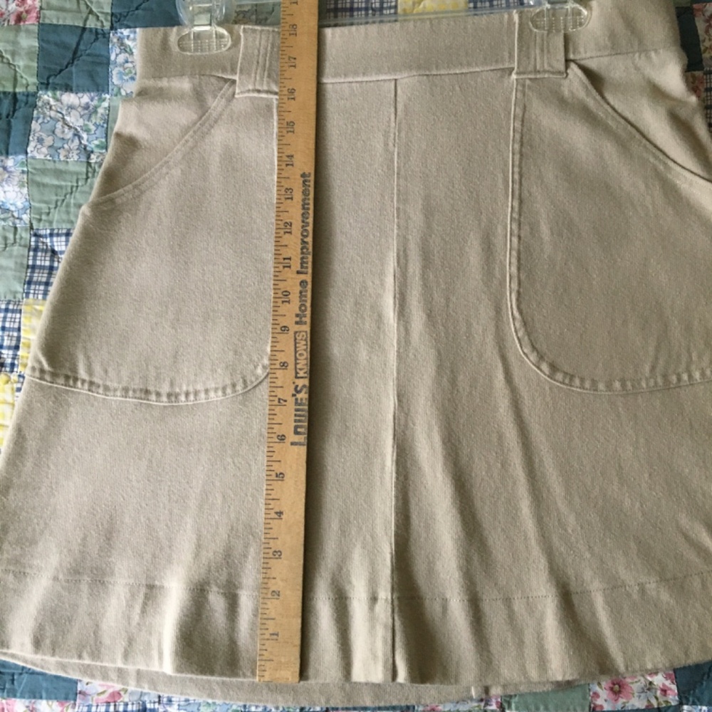 Garnet Hill Cotton Mini Skirt, Size 10 - Picture 4 of 8